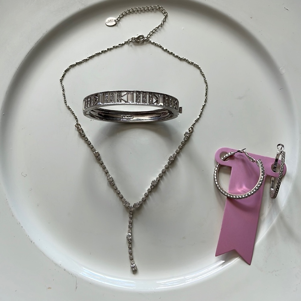 3 NEW Pieces of silver Jewelry w/ CZ🌟